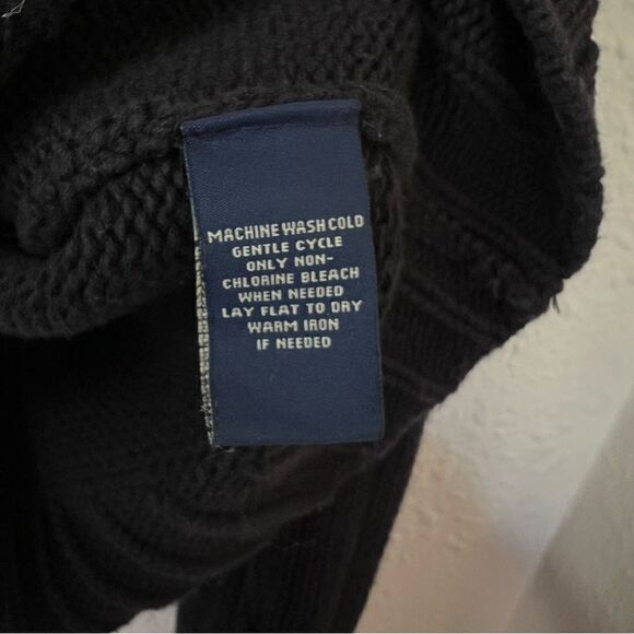 Vintage Polo Jeans Ralph Lauren Quarter Zip Sweater Size XXL - Picture 5 of 5